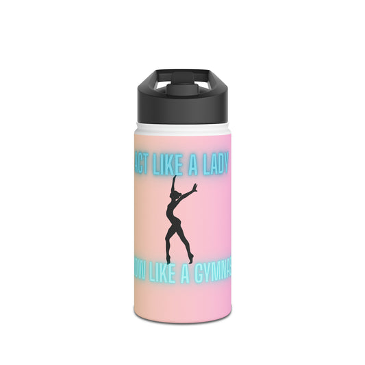 Show Like A Gymnast Stainless Steel Water Bottle, Standard Lid