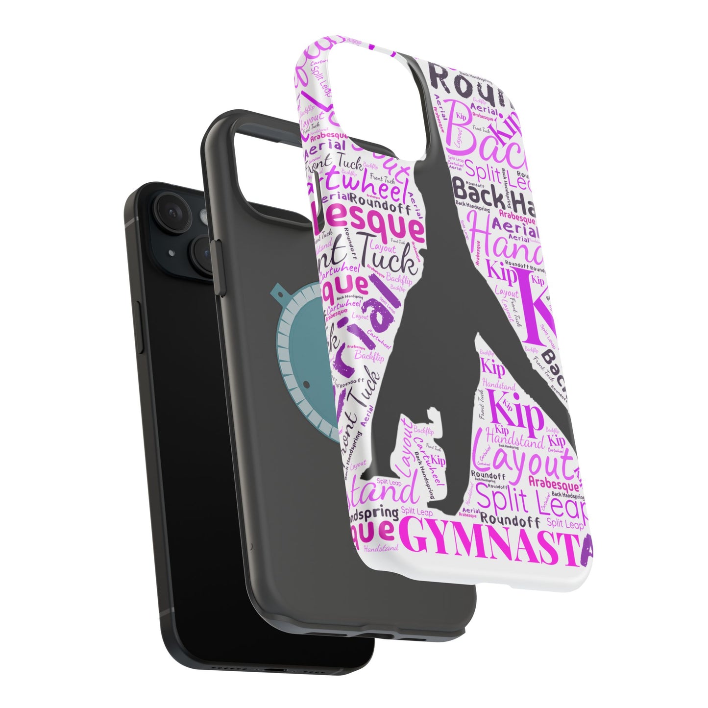 Impact-Resistant MagSafe Phone Case for Gymnasts (iPhone 13-17)  | Gymnast Design, Durable Protection