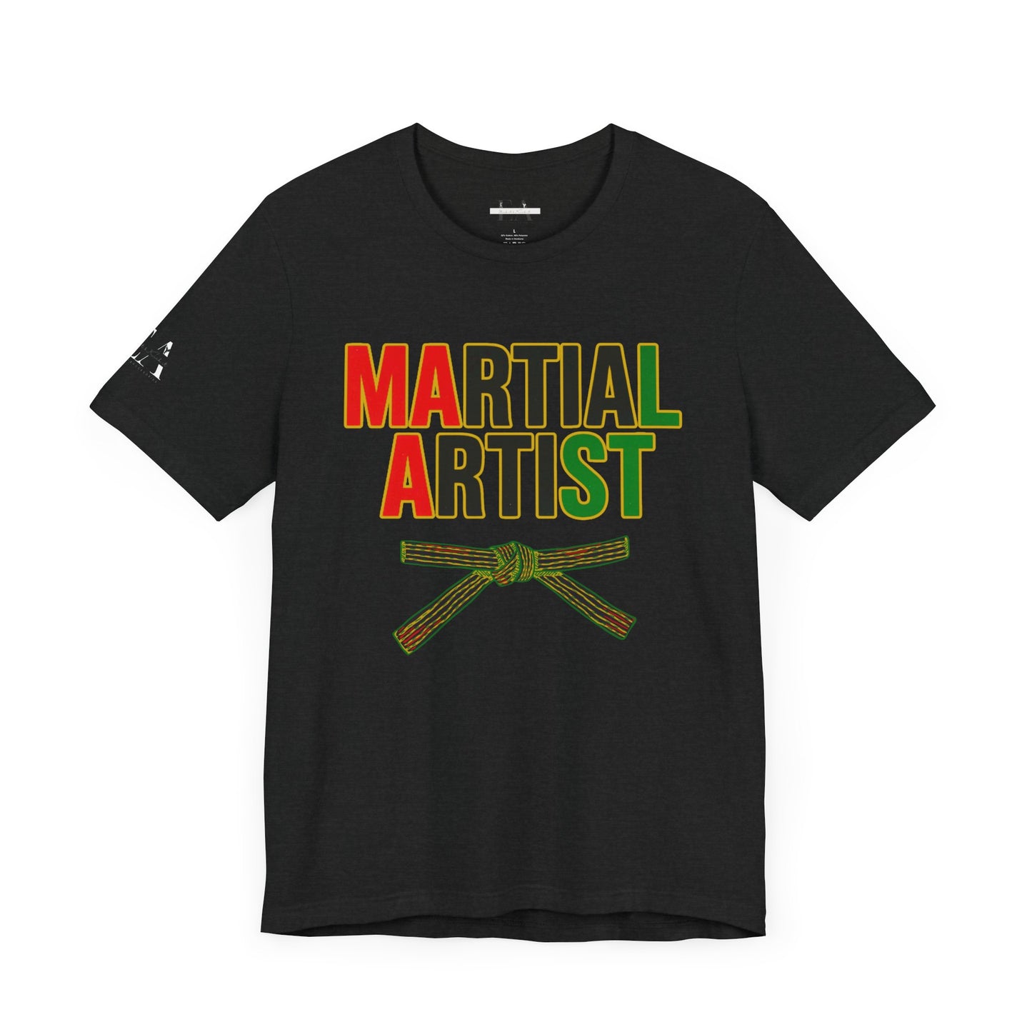 Martial Artist (Pan-African Colors) Adult/Teen T-Shirt