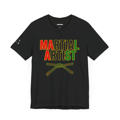 Martial Artist (Pan-African Colors) Adult/Teen T-Shirt