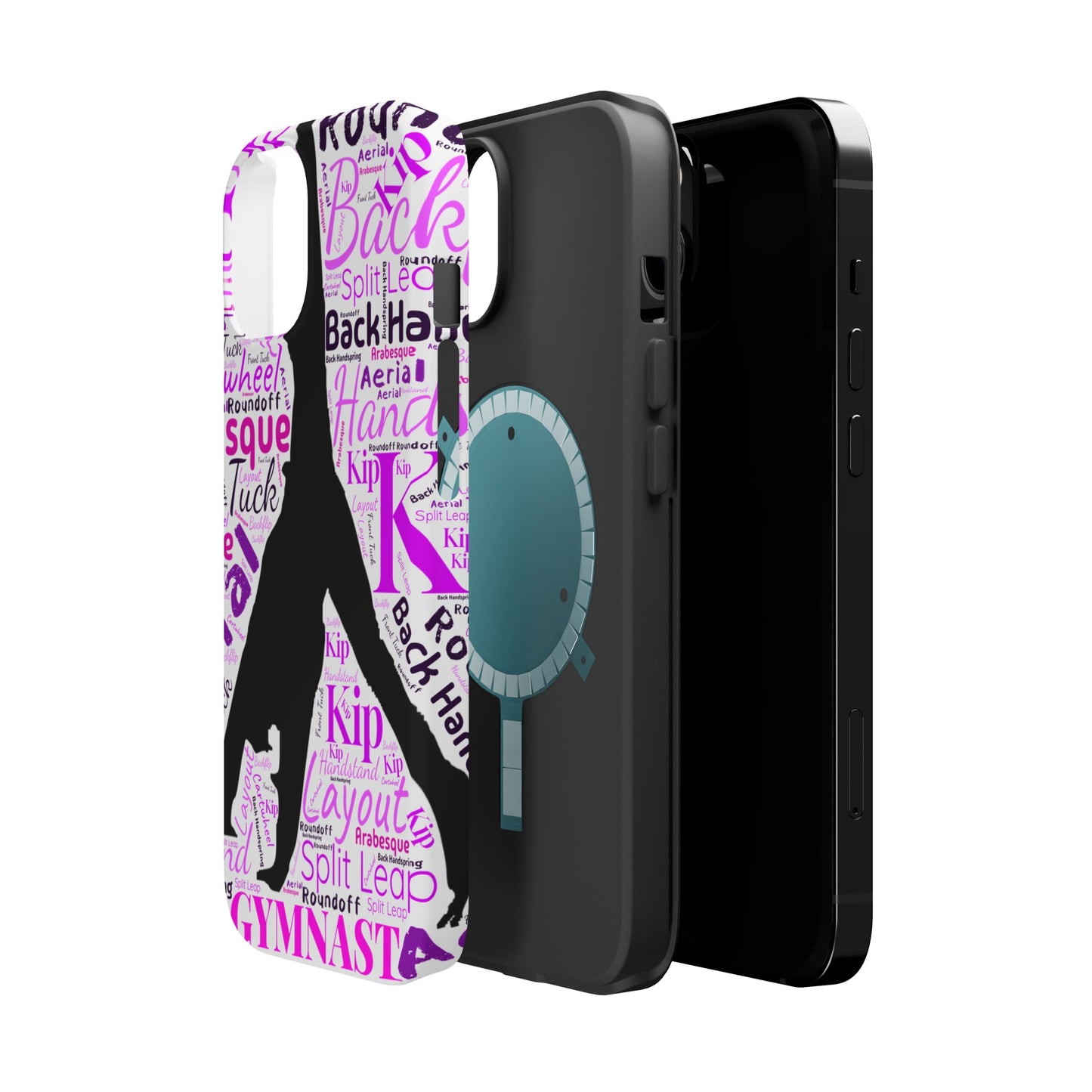 Impact-Resistant MagSafe Phone Case for Gymnasts (iPhone 13-17)  | Gymnast Design, Durable Protection