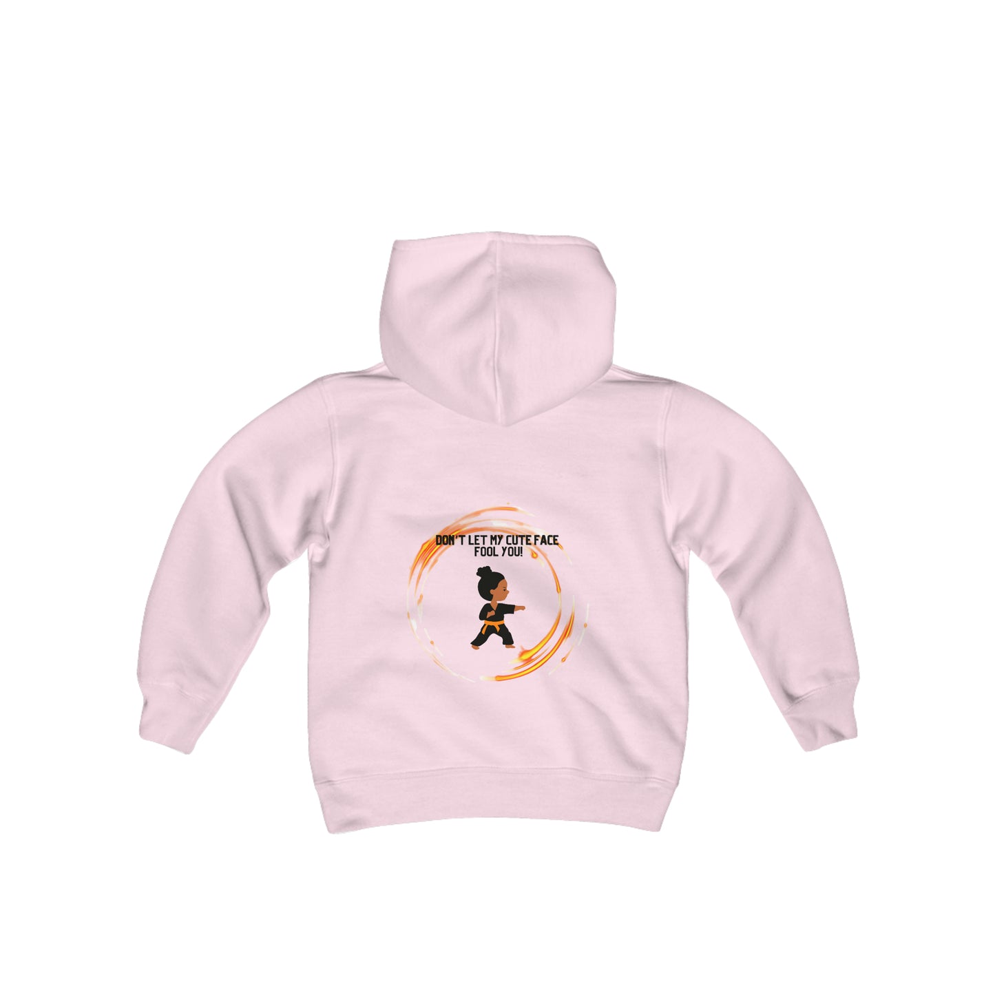 Youth Cute Karate Heavy Blend Hooded Sweatshirt