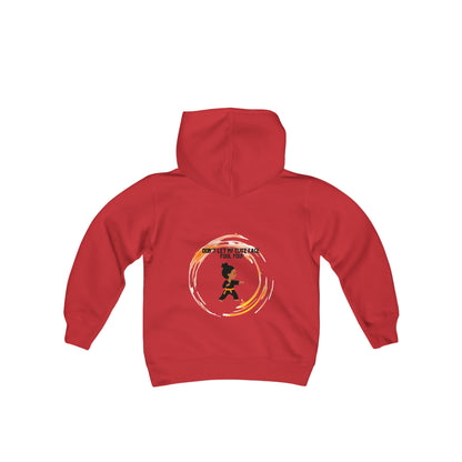 Youth Cute Karate Heavy Blend Hooded Sweatshirt