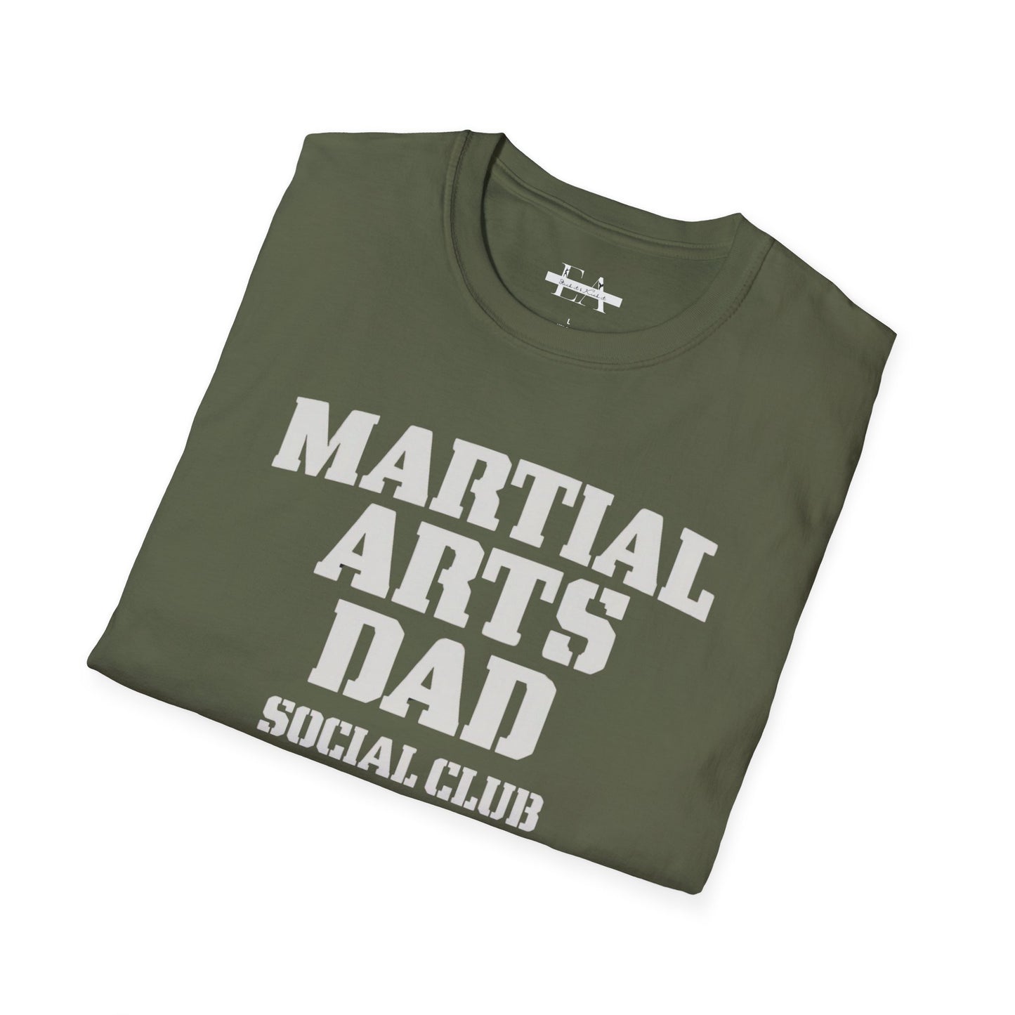 Martial Arts Dad T-Shirt, Unisex Softstyle Tee for Dads, Father's Day Gift, Martial Arts Fan Shirt, Casual Everyday Wear