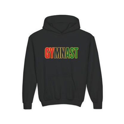 Gymnast Hoodie — Youth Pan African Gradient Gymnastics Sweatshirt