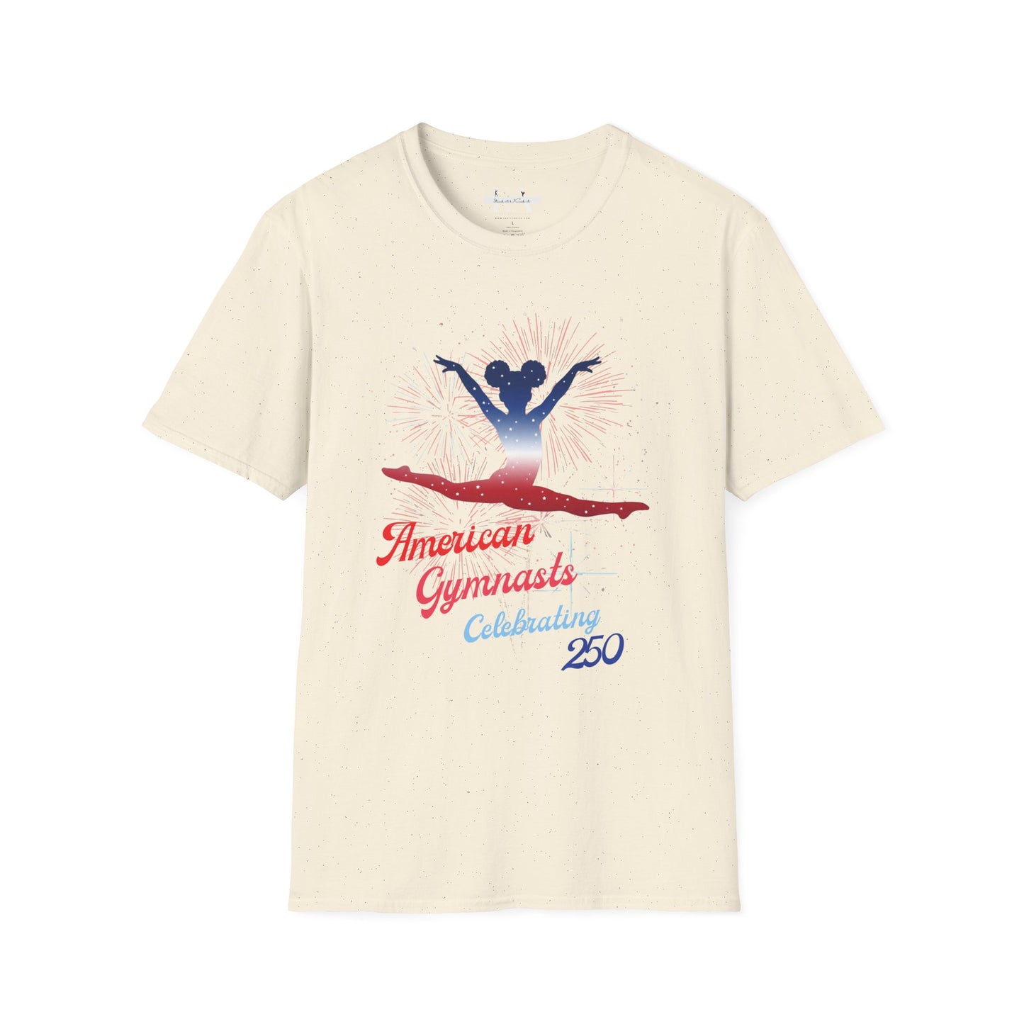 Softstyle T-Shirt — American Gymnast Celebrating 250 (Patriotic)