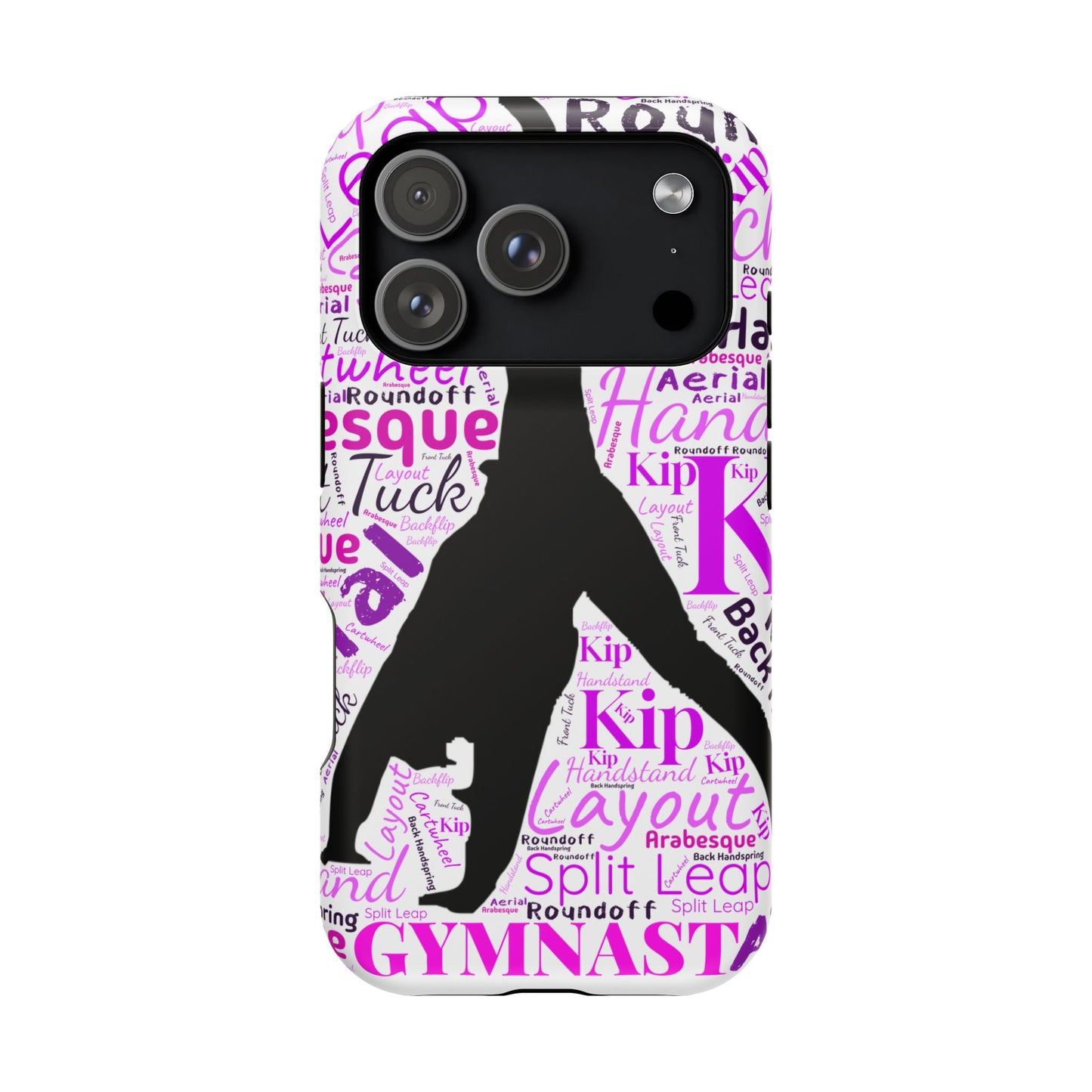Impact-Resistant MagSafe Phone Case for Gymnasts (iPhone 13-17)  | Gymnast Design, Durable Protection