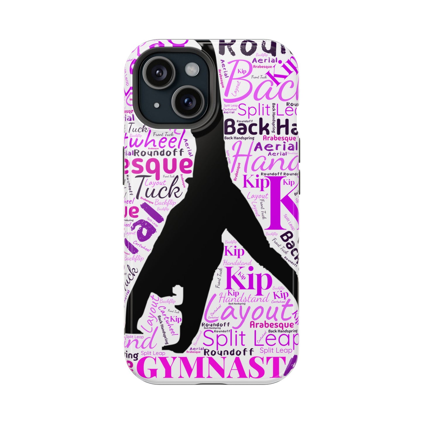 Impact-Resistant MagSafe Phone Case for Gymnasts (iPhone 13-17)  | Gymnast Design, Durable Protection