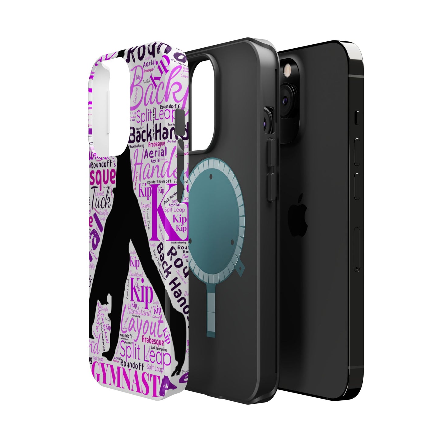 Impact-Resistant MagSafe Phone Case for Gymnasts (iPhone 13-17)  | Gymnast Design, Durable Protection