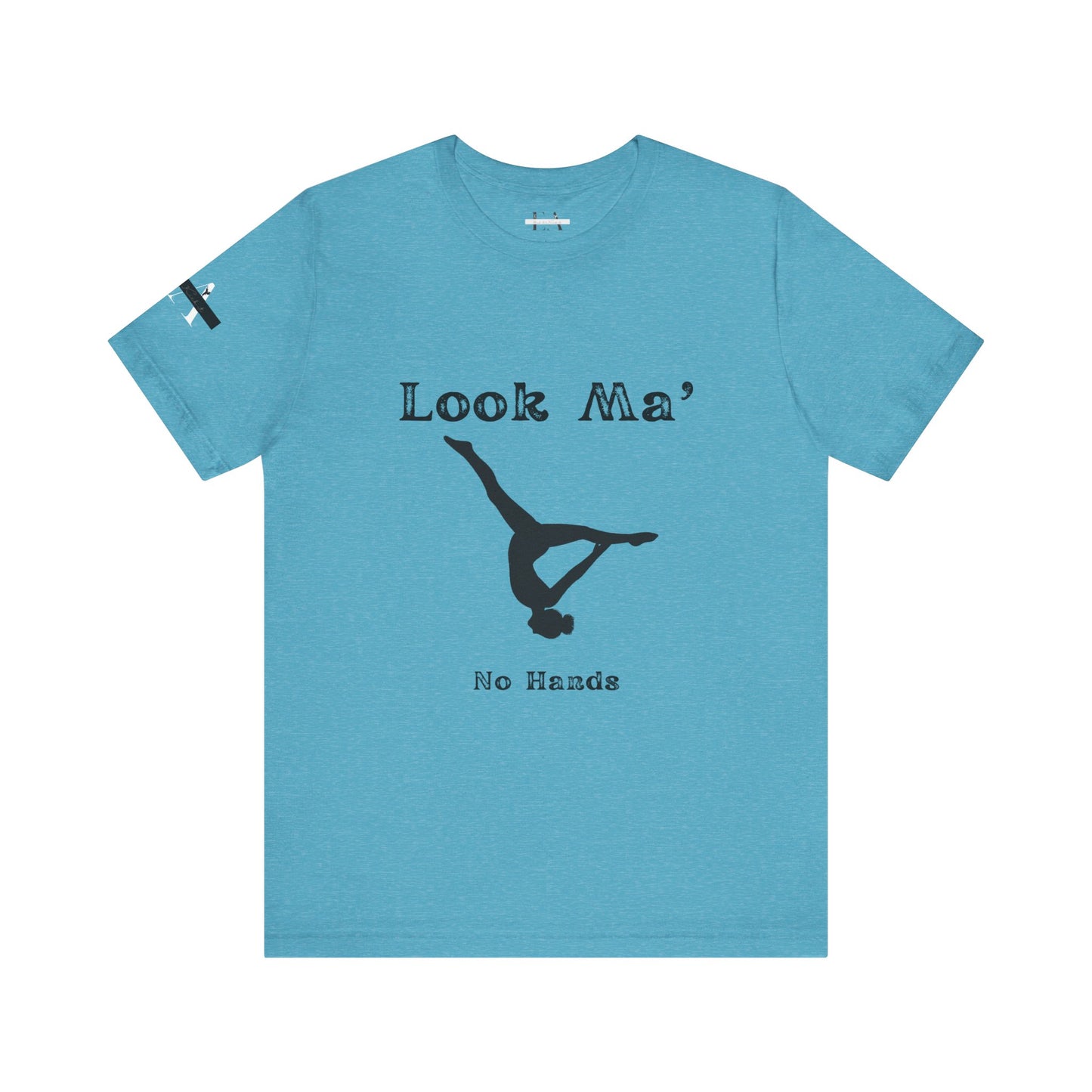 Look Ma, No Hands (Gymnast Aerial )Unisex Jersey Short Sleeve Tee