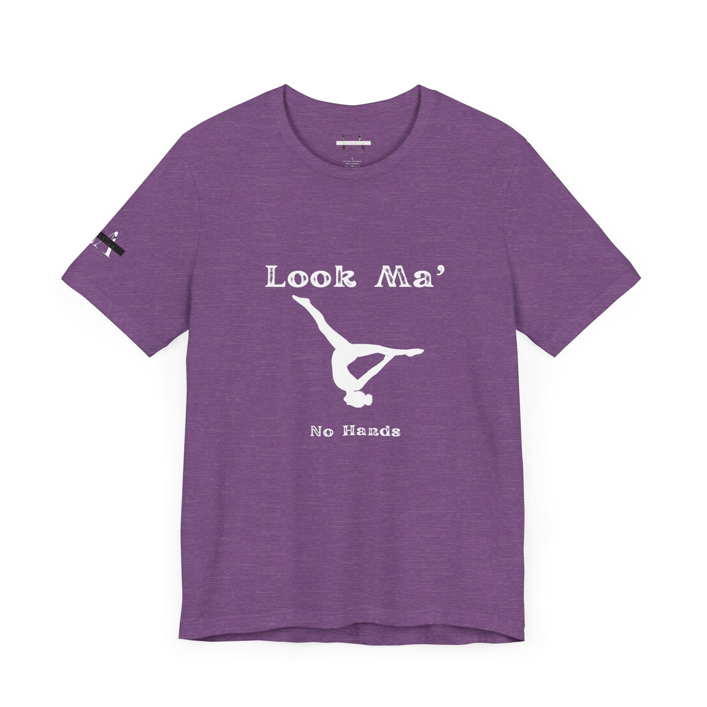 Look Ma, No Hands (Gymnast Aerial )Unisex Jersey Short Sleeve Tee