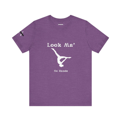 Look Ma, No Hands (Gymnast Aerial )Unisex Jersey Short Sleeve Tee