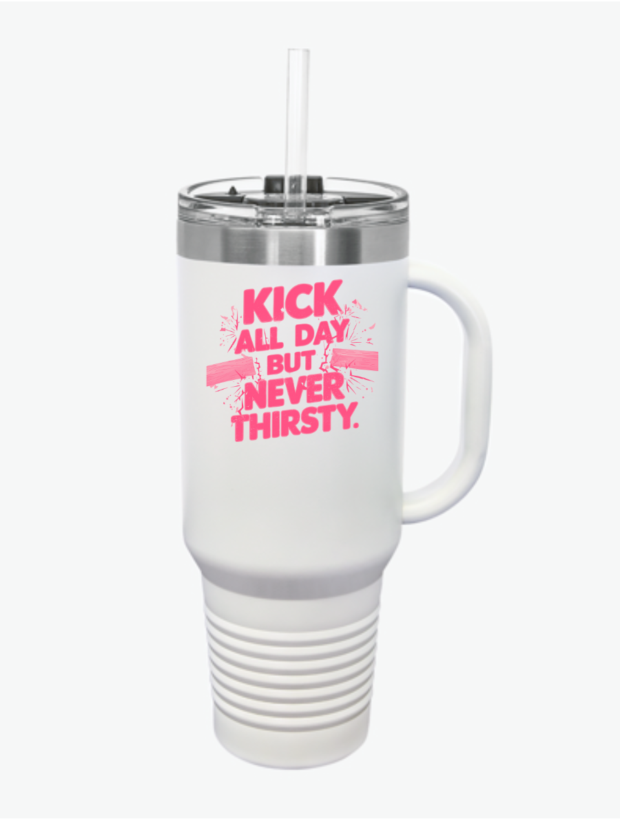 Kick All Day Insulated Travel Mug, 40oz