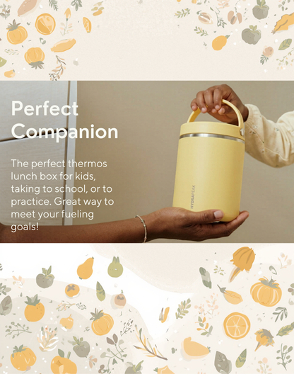Personalized Gymnast Thermos Food Jar - "Flippin Out Over Lunch" - Insulated 25oz Lunch Thermos - Summer 2026