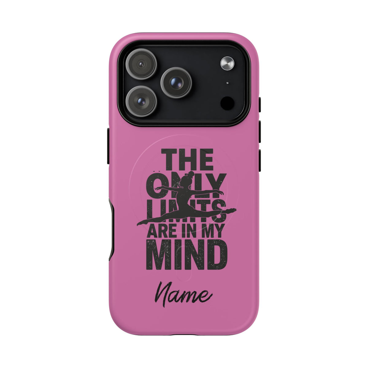 Tough Magnetic Phone Case (iPhone 18 Pro Max- iPhone 15) — “The Only Limits Are In My Mind” Motivational Design