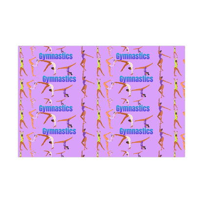 Gymnastics Gift Wrap Papers