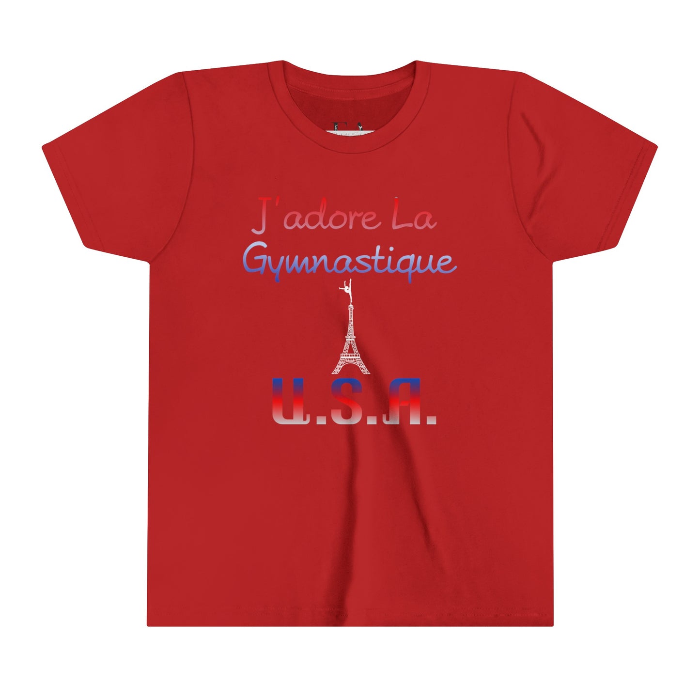 I Love Gymnastics (2024 Olympics Version) T-Shirt Youth Size