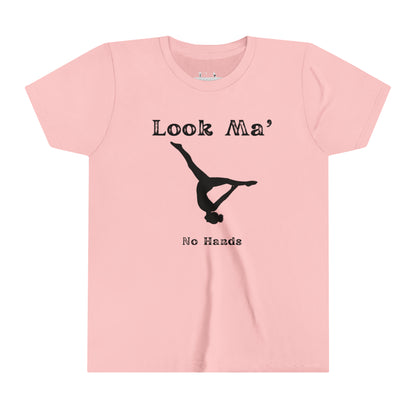 Look Ma No Hands (Gymnast Aerial) Youth Short Sleeve Tee