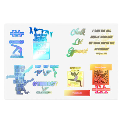 E & A Gymnast Sticker Sheets