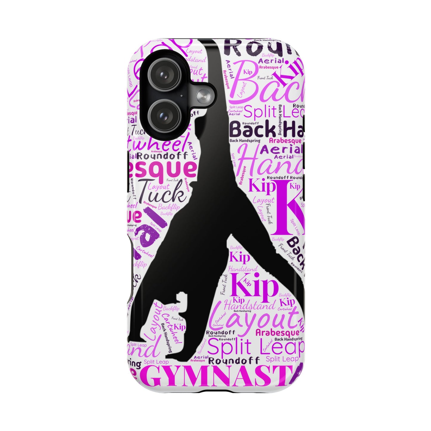 Impact-Resistant MagSafe Phone Case for Gymnasts (iPhone 13-17)  | Gymnast Design, Durable Protection