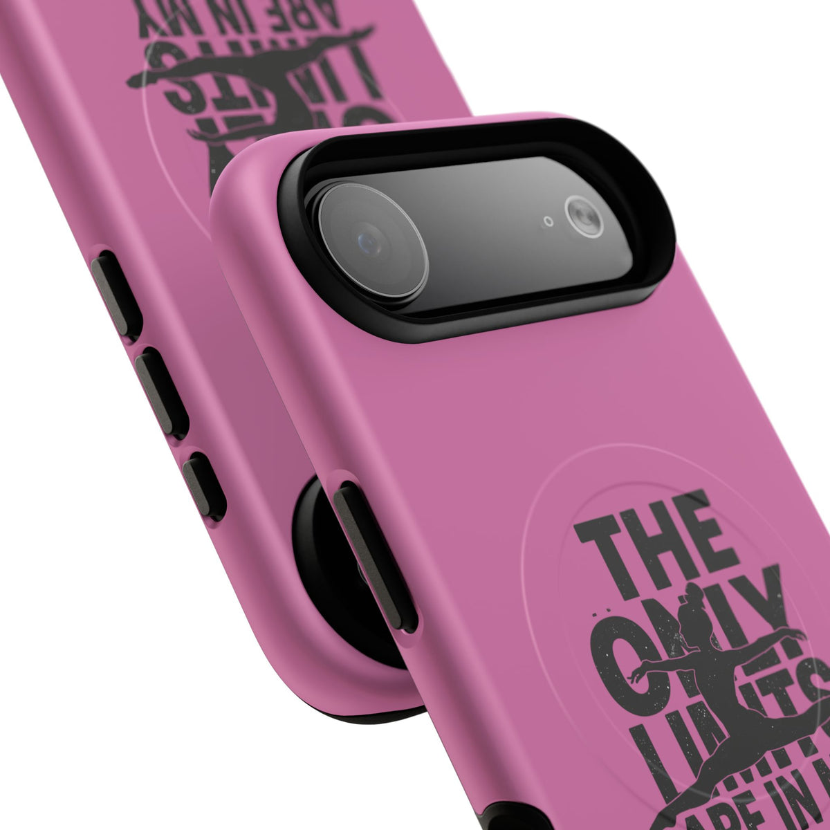 Tough Magnetic Phone Case (iPhone 18 Pro Max- iPhone 15) — “The Only Limits Are In My Mind” Motivational Design