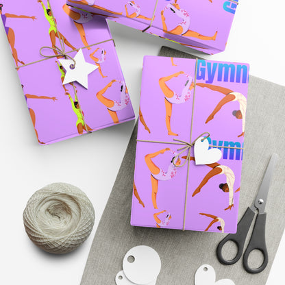 Gymnastics Gift Wrap Papers