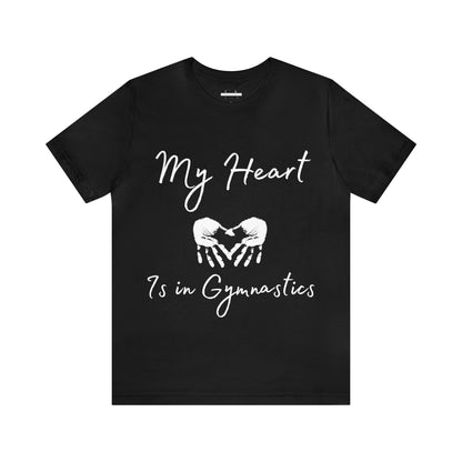 My Heart Gymnastics Unisex Jersey Short Sleeve Tee