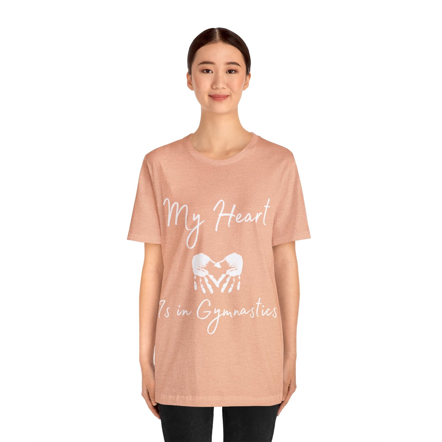 My Heart Gymnastics Unisex Jersey Short Sleeve Tee