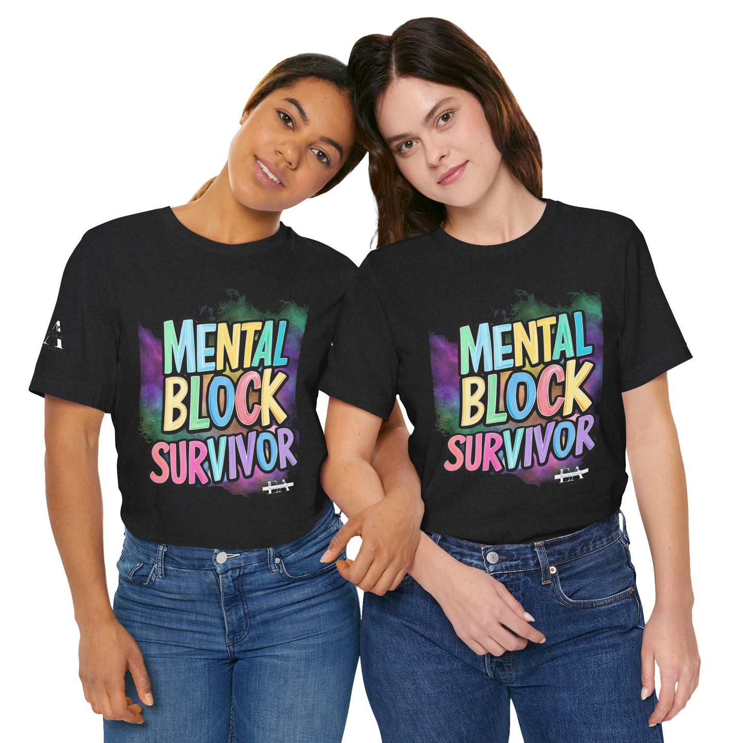 Mental Block Survivor Adult/Teen T-Shirt