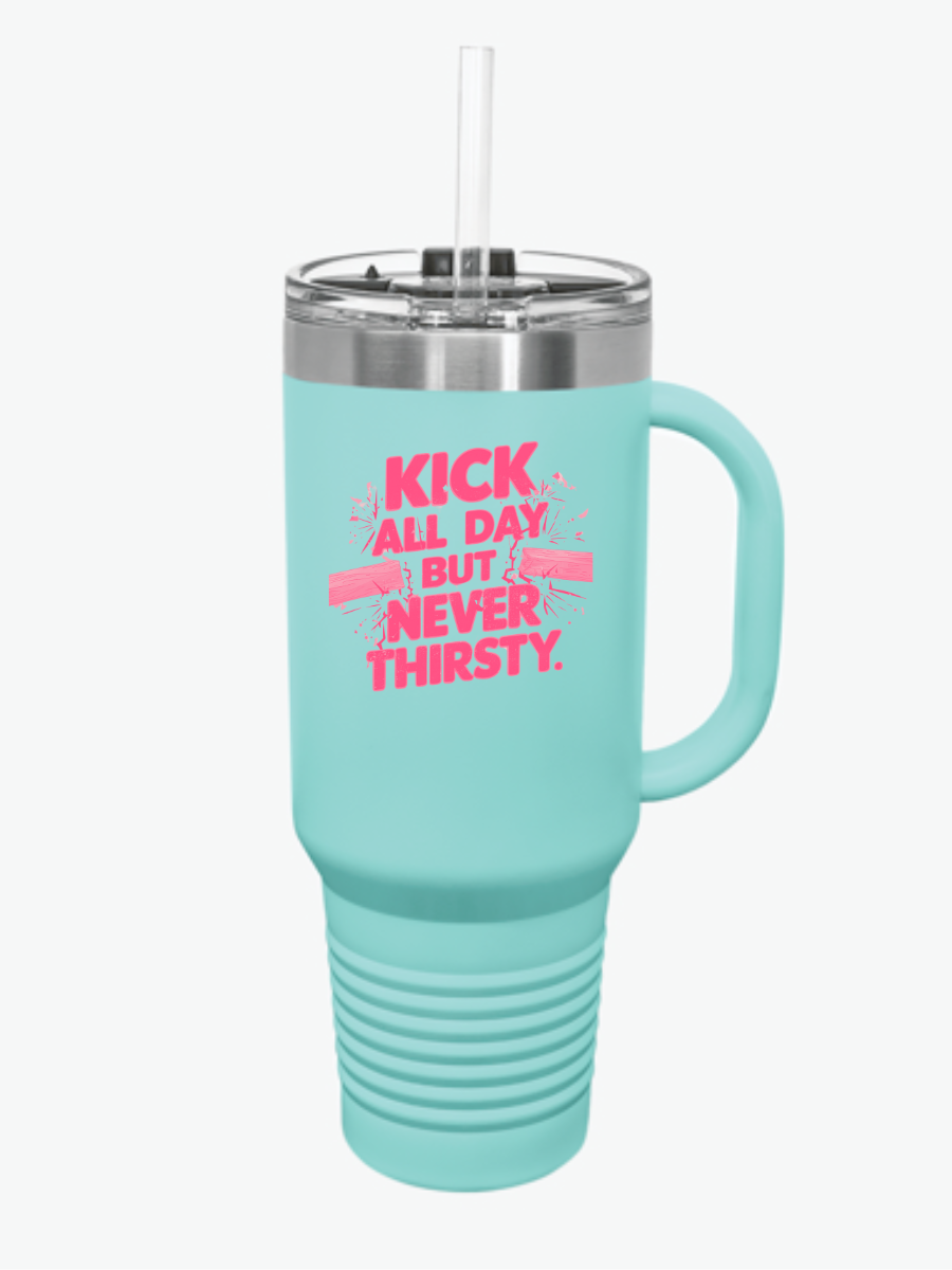 Kick All Day Insulated Travel Mug, 40oz