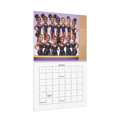 2025 Inspirational Calendar for Young Girls of Color