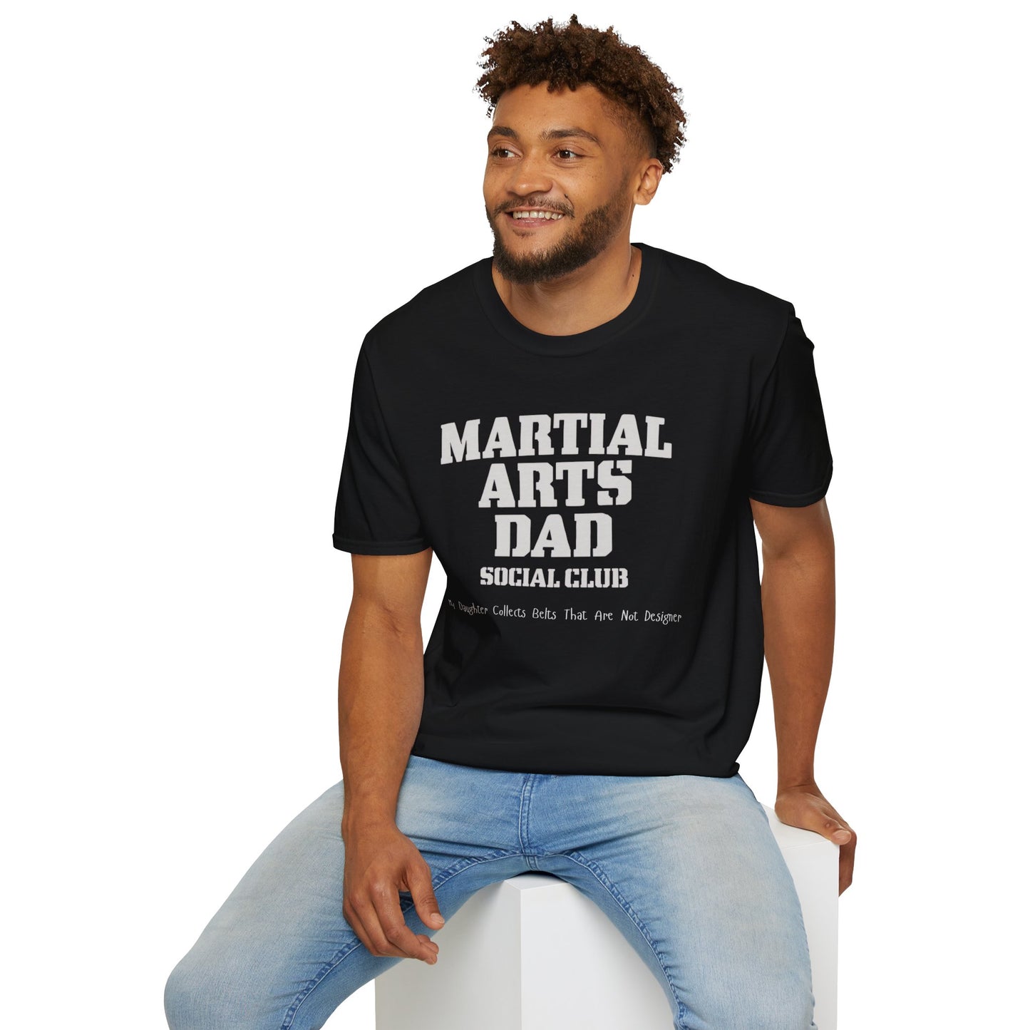 Martial Arts Dad T-Shirt, Unisex Softstyle Tee for Dads, Father's Day Gift, Martial Arts Fan Shirt, Casual Everyday Wear