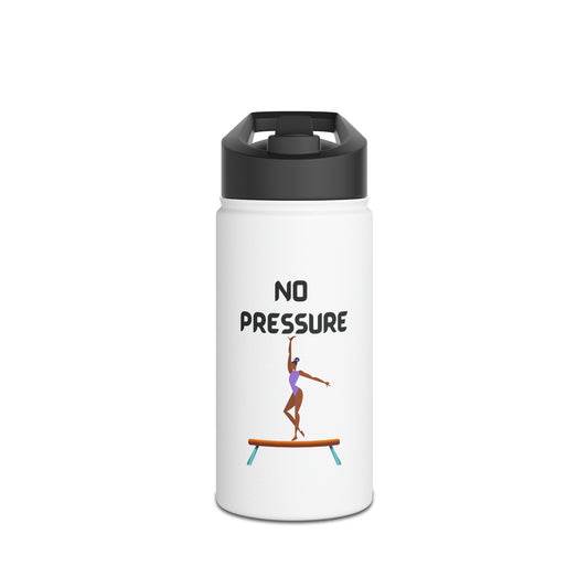 No Pressure (Beam Queen) Stainless Steel Water Bottle, Standard Lid