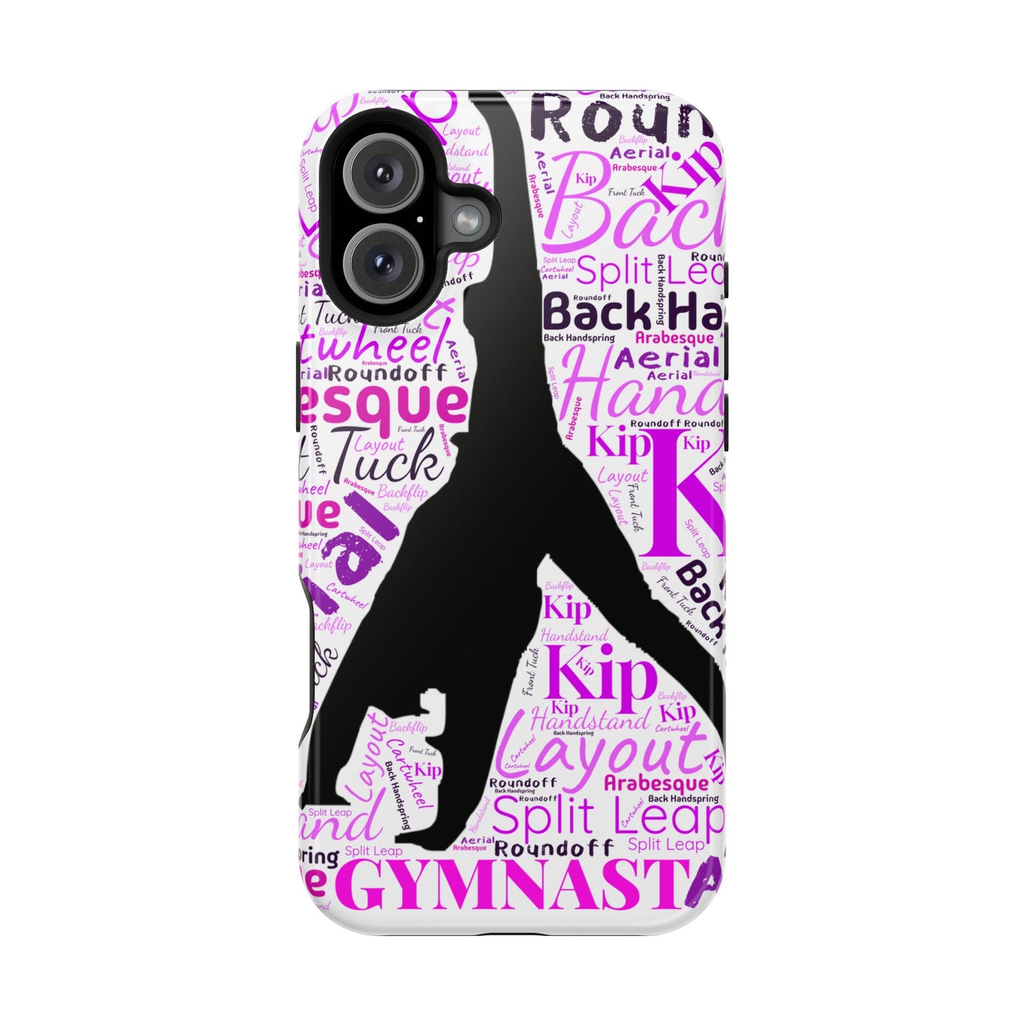 Impact-Resistant MagSafe Phone Case for Gymnasts (iPhone 13-17)  | Gymnast Design, Durable Protection