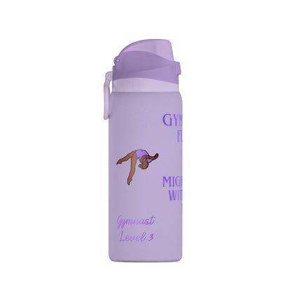 Gymnast Fuel 32oz Insulated Personalized Water Bottle — “Might Flip Without It”- Summer 2026