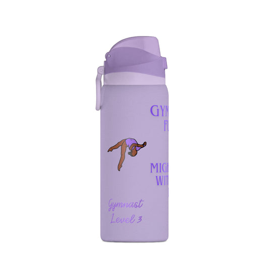 Gymnast Fuel 32oz Insulated Personalized Water Bottle — “Might Flip Without It”- Summer 2026