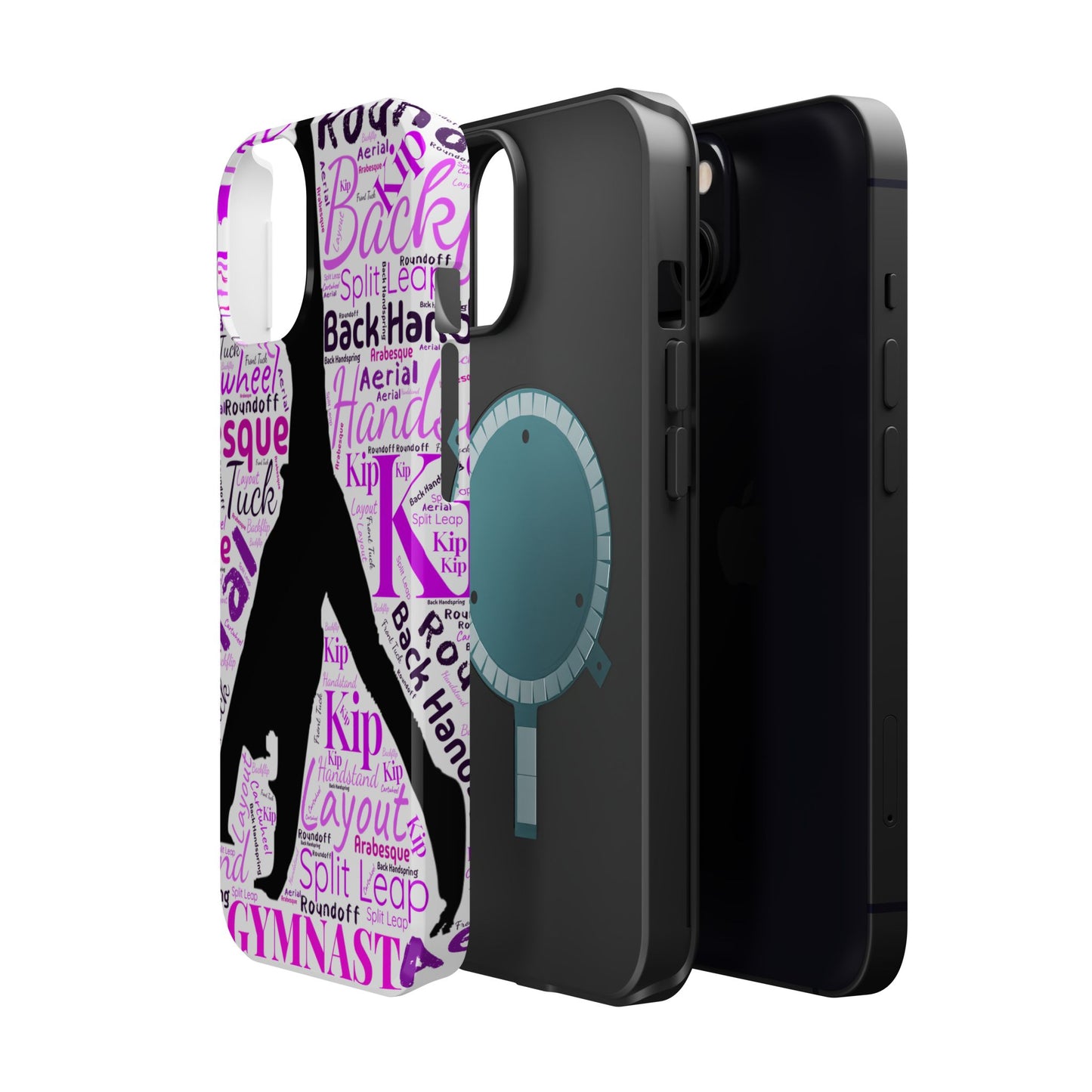 Impact-Resistant MagSafe Phone Case for Gymnasts (iPhone 13-17)  | Gymnast Design, Durable Protection