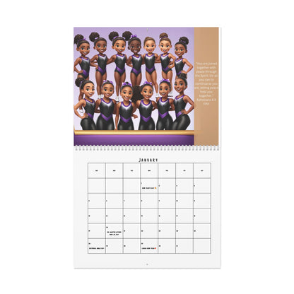 2025 Inspirational Calendar for Young Girls of Color