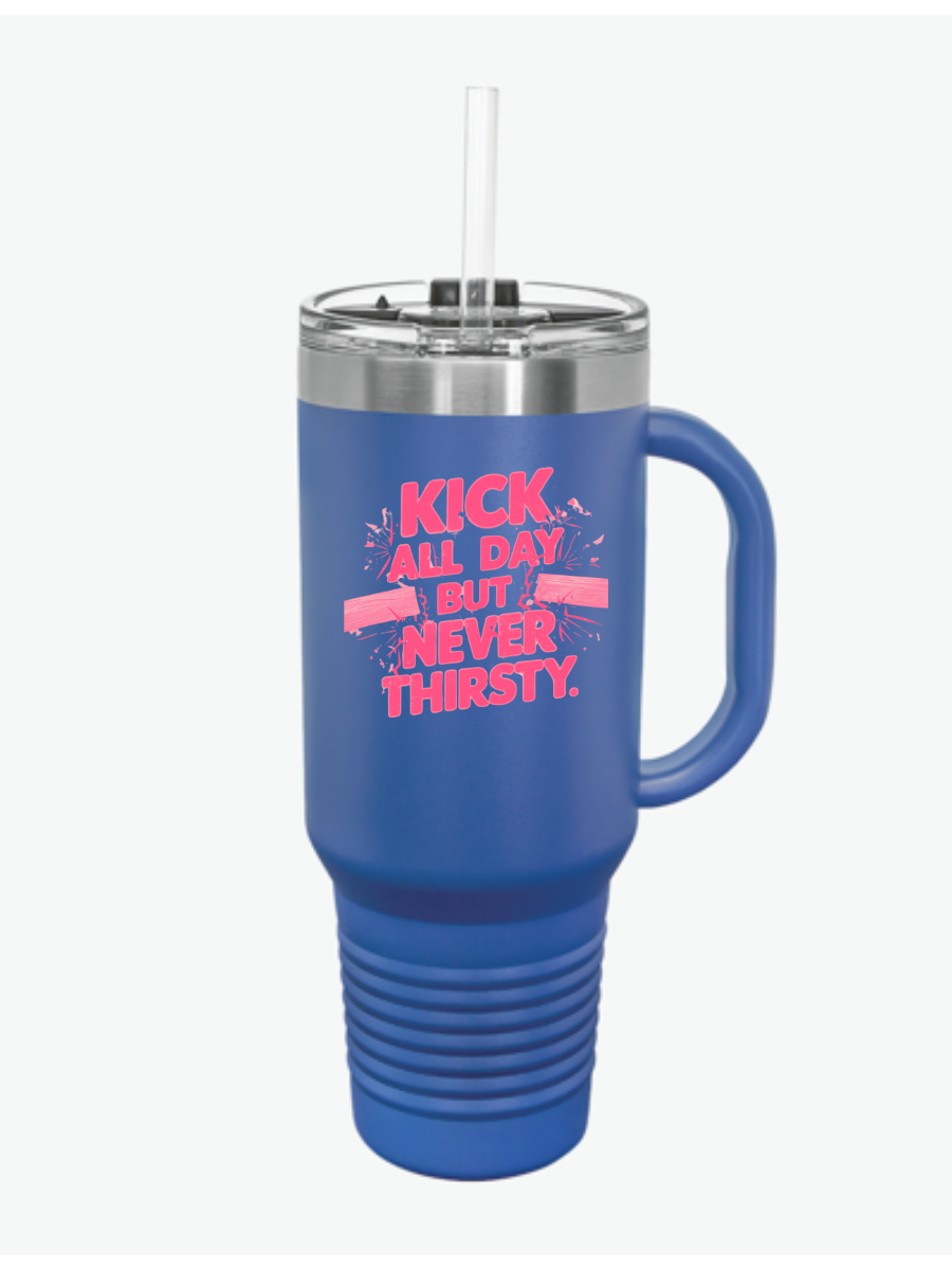 Kick All Day Insulated Travel Mug, 40oz