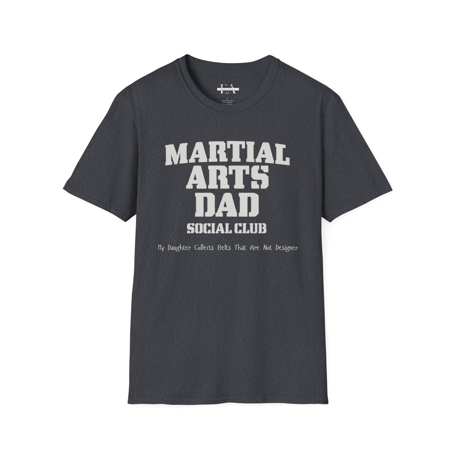Martial Arts Dad T-Shirt, Unisex Softstyle Tee for Dads, Father's Day Gift, Martial Arts Fan Shirt, Casual Everyday Wear