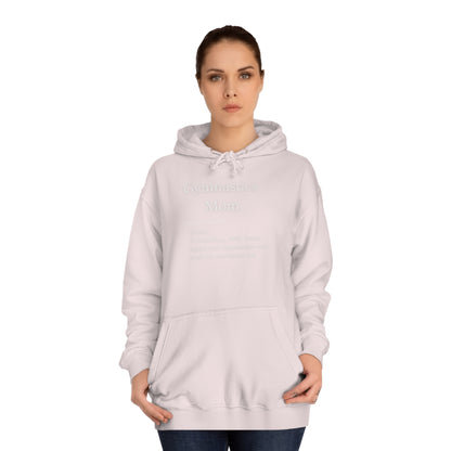 Definition: Mom Unisex College Hoodie