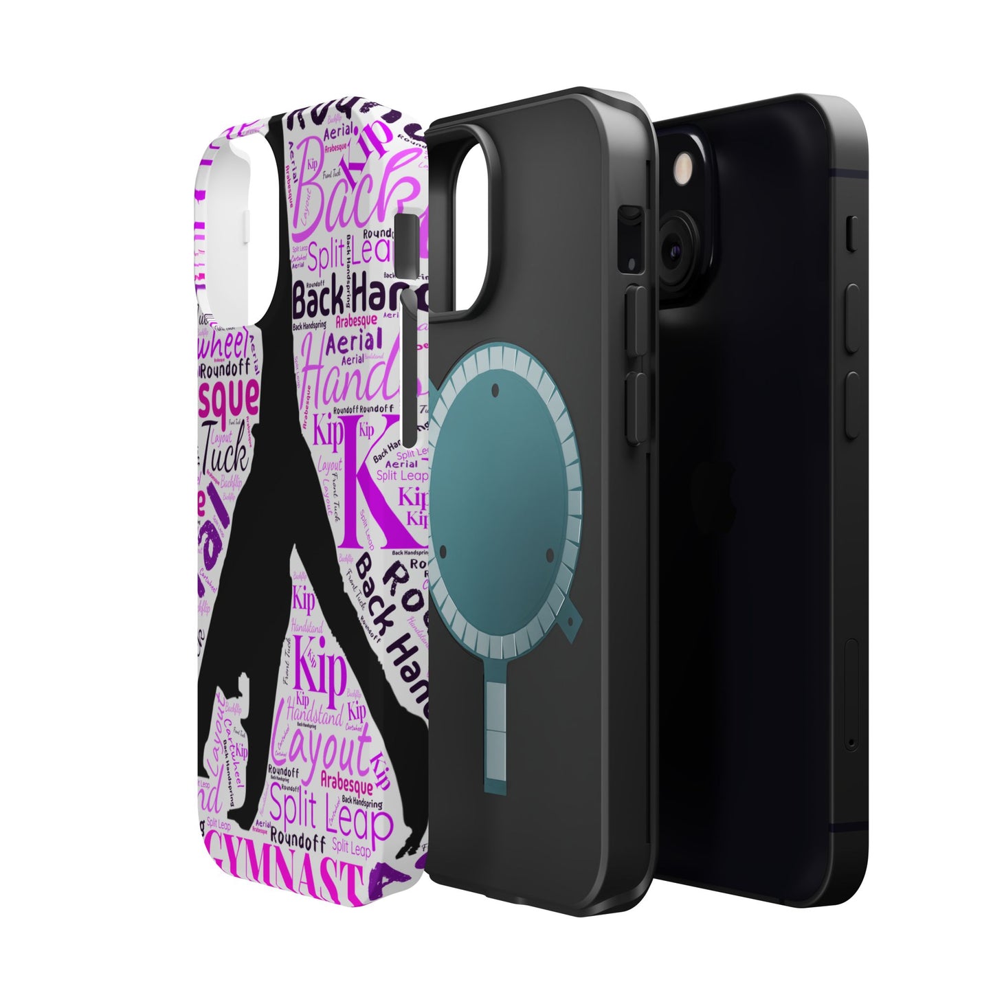 Impact-Resistant MagSafe Phone Case for Gymnasts (iPhone 13-17)  | Gymnast Design, Durable Protection