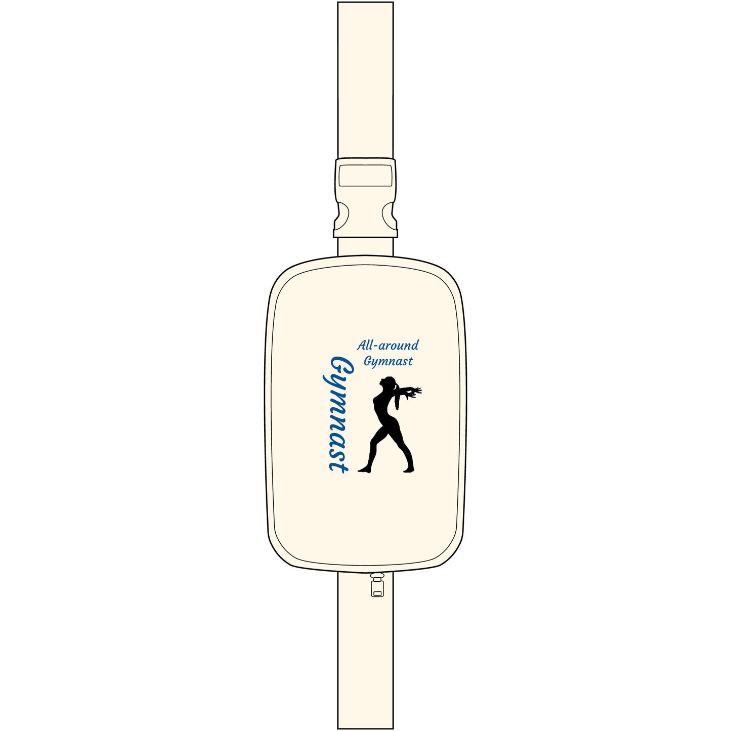 Gymnast Embroidered Personalized Sling Bag — Crossbody Sport Pack