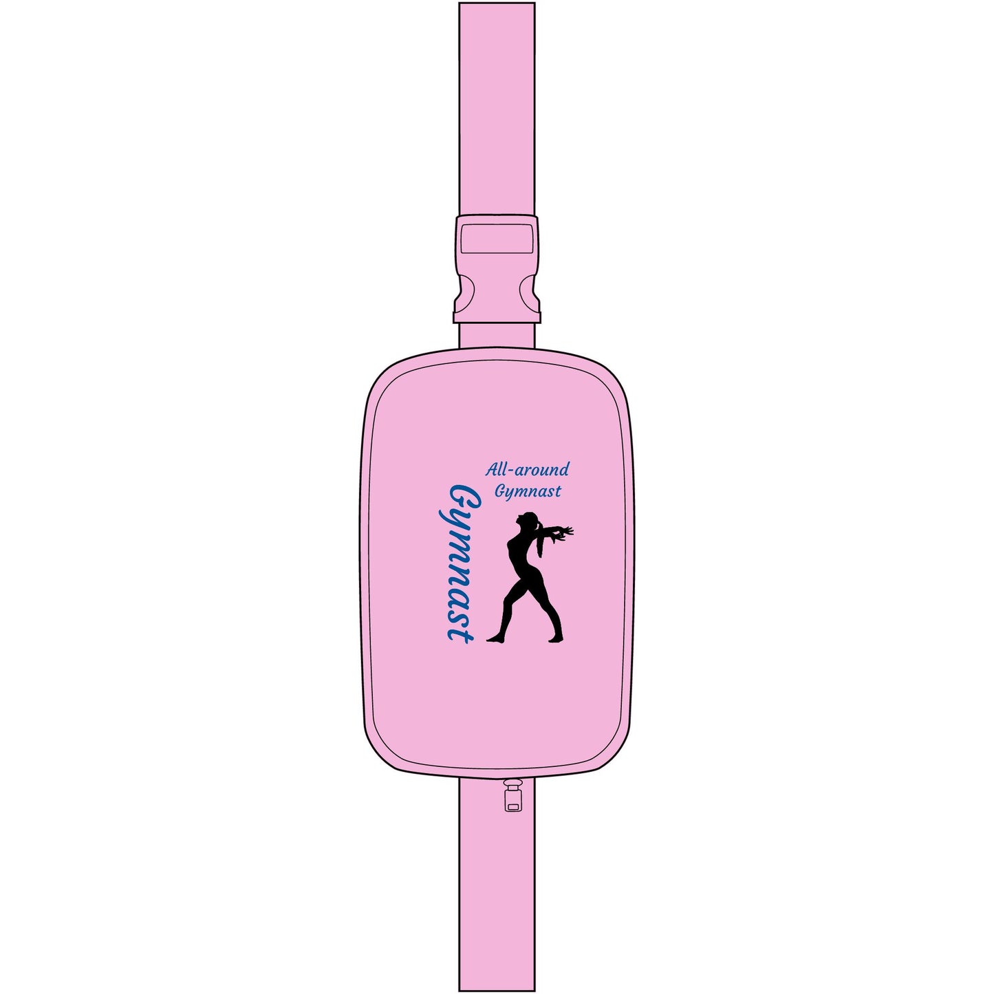 Gymnast Embroidered Personalized Sling Bag — Crossbody Sport Pack
