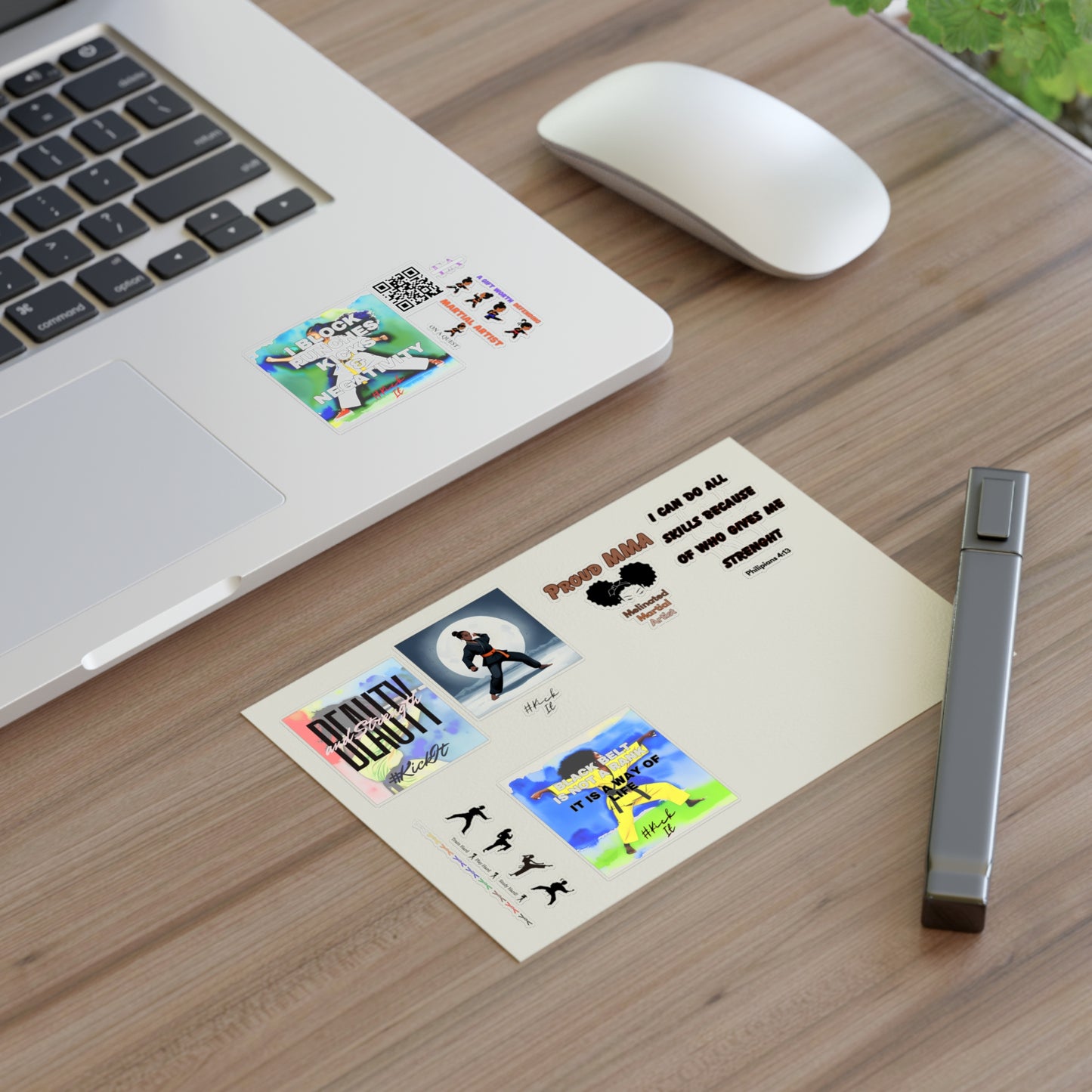 E & A Karate Sticker Sheets