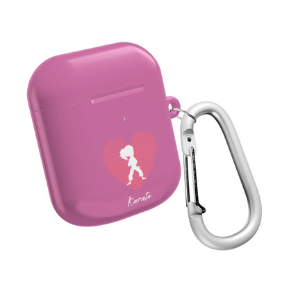 Karate Kid AirPod Case - Train Hard, Play Hard, Study Hard - Cute Pink Protective Cover