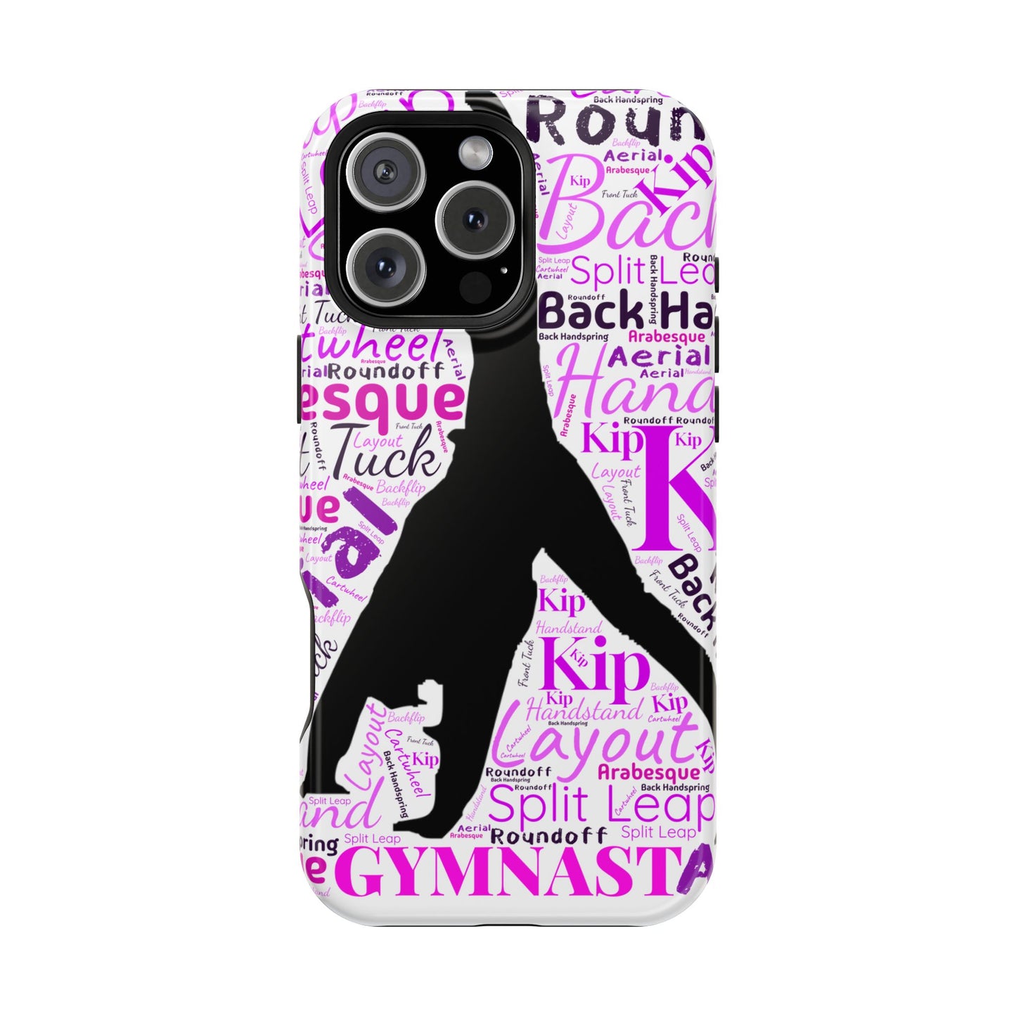 Impact-Resistant MagSafe Phone Case for Gymnasts (iPhone 13-17)  | Gymnast Design, Durable Protection