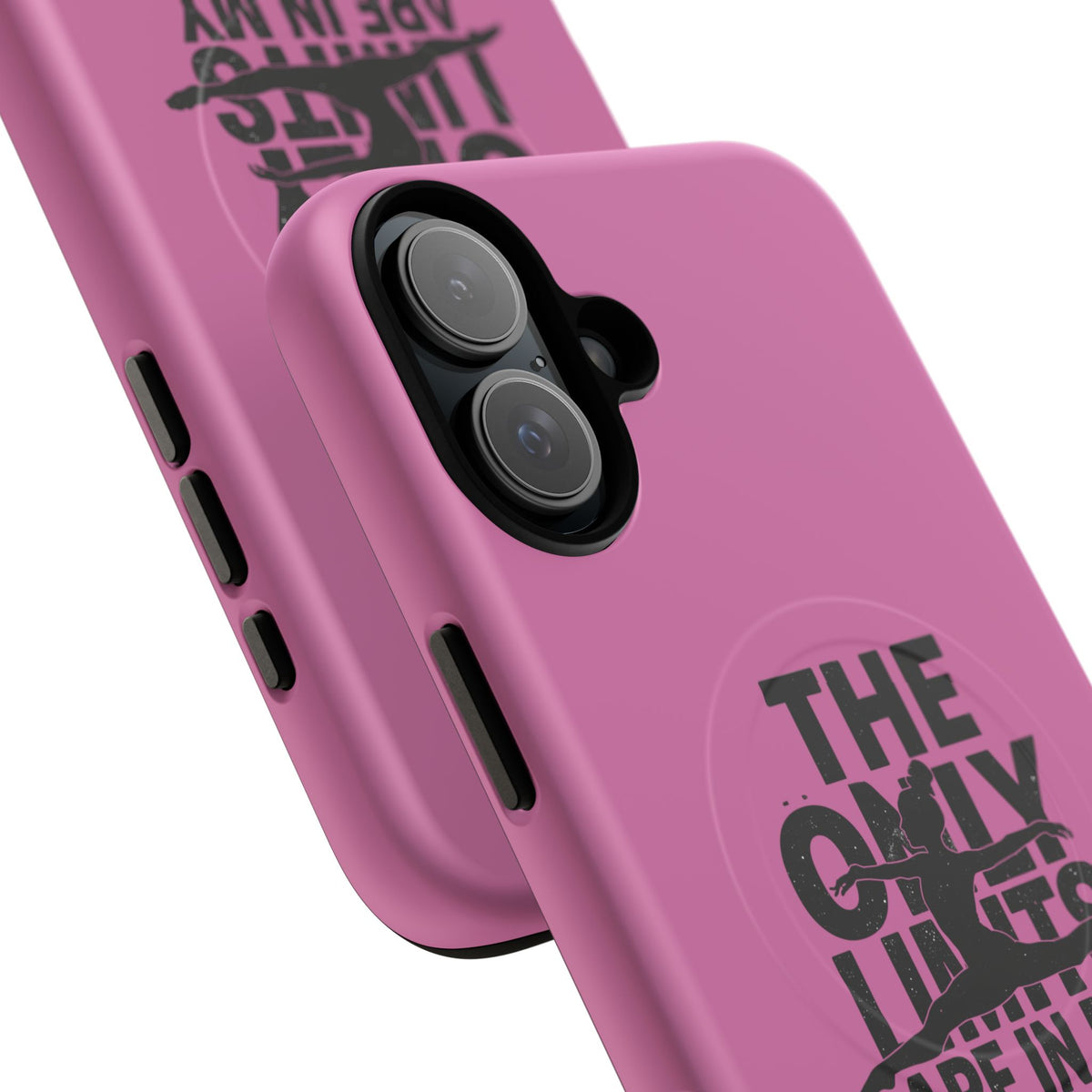 Tough Magnetic Phone Case (iPhone 18 Pro Max- iPhone 15) — “The Only Limits Are In My Mind” Motivational Design