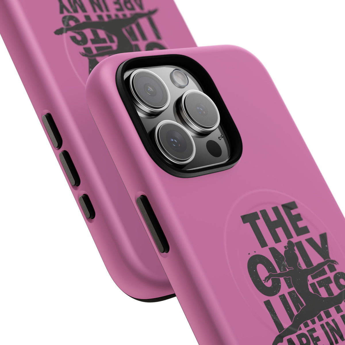 Tough Magnetic Phone Case (iPhone 18 Pro Max- iPhone 15) — “The Only Limits Are In My Mind” Motivational Design