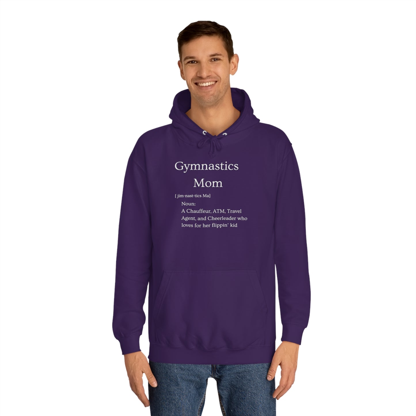 Definition: Mom Unisex College Hoodie